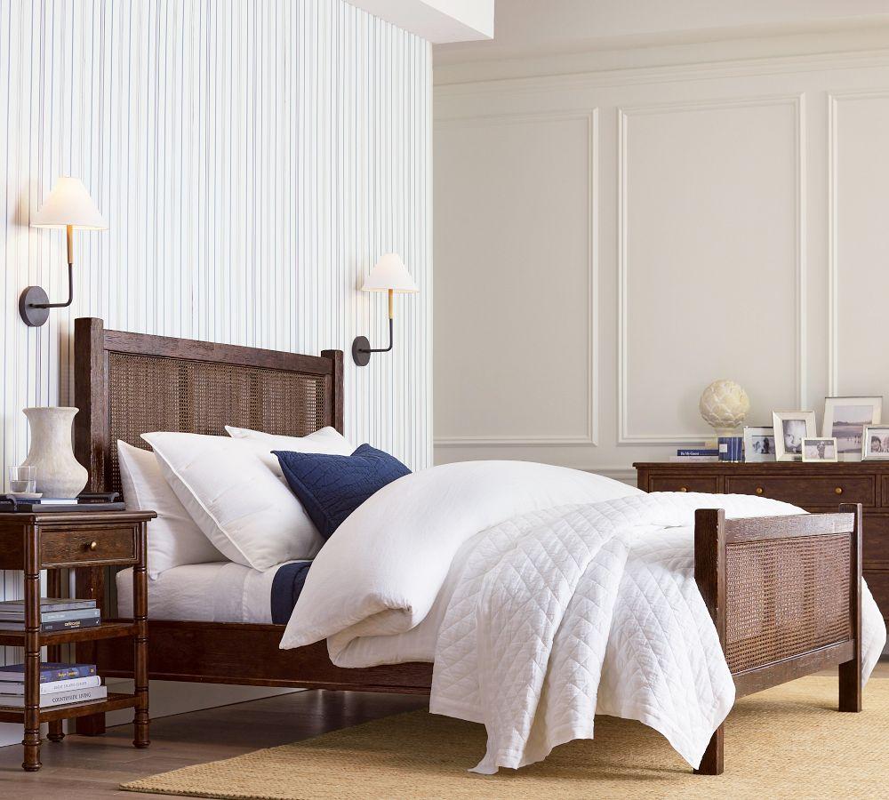Pottery barn clearance flax linen quilt
